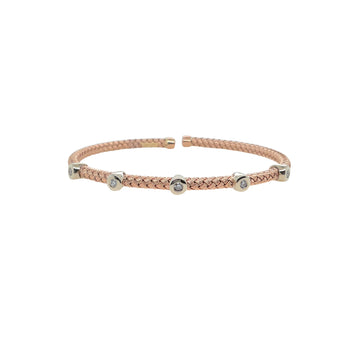 Braided Rose Gold Bracelet